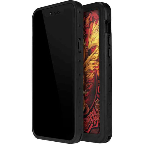 Fire Dragon by Ruth Thompson iPhone 15 Waterproof Case